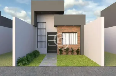 Casa com 3 dormitórios à venda, 60 m² por r$ 350.000,00 - esmeralda - cascavel/pr