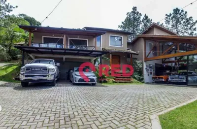 Sobrado com 4 dormitórios à venda, 600 m² por r$ 4.800.000,00 - quebec ville - são roque/sp