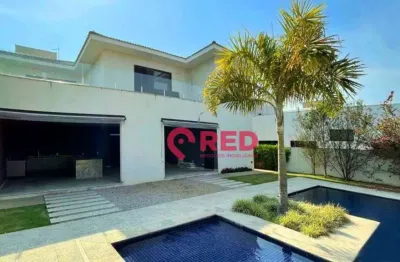 Sobrado com 5 dormitórios, 610 m² - venda por r$ 5.200.000,00 ou aluguel por r$ 22.000,00/mês - condomínio xapada parque ytu - itu/sp