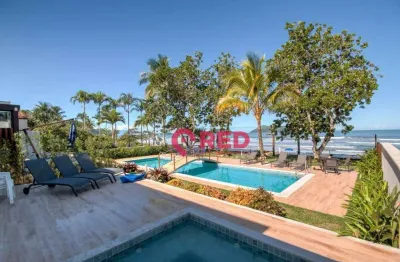 Casa com 5 dormitórios à venda, 450 m² por r$ 19.000.000,00 - juquehy - são sebastião/sp