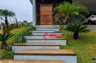 Casa com 4 dormitórios à venda, 350 m² por r$ 2.300.000,00 - condomínio saint charbel - araçoiaba da serra/sp
