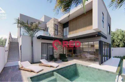 Sobrado com 4 dormitórios à venda, 312 m² por r$ 3.200.000,00 - alphaville nova esplanada - votorantim/sp