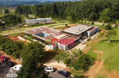 Casa com 5 suítes à venda, 1000 m² por r$ 25.000.000 - condomínio fazenda da grama golf club - itupeva/sp