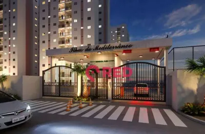 Apartamento com 2 quartos à venda, 75 m² por r$ 367.684 - ilhas do mediterrâneo - itu/sp