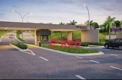 Terreno à venda, 332 m² por r$ 399.025,00 - condomínio terras alpha nova esplanada - votorantim/sp