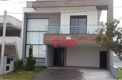 Sobrado com 3 dormitórios à venda, 260 m² por r$ 1.730.000,00 - condomínio ibiti reserva - sorocaba/sp