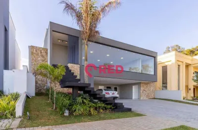 Sobrado com 3 dormitórios à venda, 450 m² por r$ 3.800.000,00 - alphaville nova esplanada - votorantim/sp