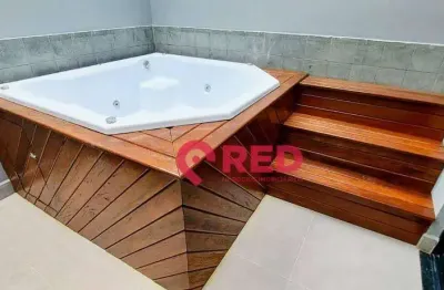 Casa com 3 dormitórios e jacuzzi à venda, 109 m² por r$ 745.000 - horto florestal villagio - sorocaba/sp