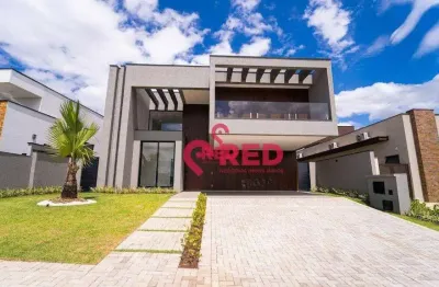 Sobrado com 3 dormitórios à venda, 318 m² por r$ 3.390.000,00 - alphaville nova esplanada - votorantim/sp