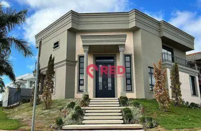 Sobrado com 4 dormitórios à venda, 471 m² por r$ 5.300.000,00 - alphaville nova esplanada - votorantim/sp