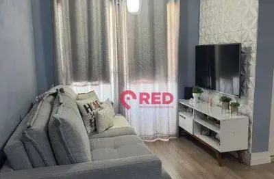 Apartamento com 2 dormitórios à venda, 49 m² por r$ 249.100,00 - condomínio ilha de málaga - votorantim/sp