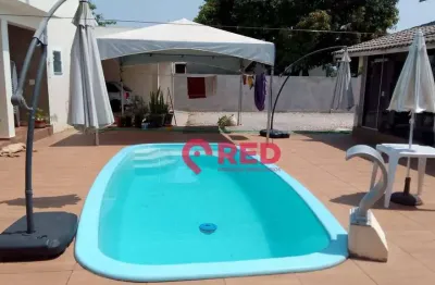 Chácara com 3 dormitórios à venda, 1083 m² por r$ 850.000,00 - bosque dos eucaliptos - araçoiaba da serra/sp