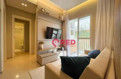 Apartamento com 2 quartos à venda, 50 m² por r$ 300.000 - iris residence - sorocaba/sp