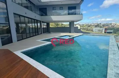 Casa com 3 dormitórios à venda, 600 m² por r$ 3.200.000,00 - condomínio village ipanema - araçoiaba da serra/sp