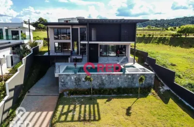 Sobrado com 4 quartos à venda, 650 m² por r$ 5.450.000 - condomínio fazenda serrazul - itupeva/sp