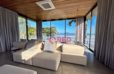 Sobrado com 5 dormitórios à venda, 400 m² por r$ 16.000.000,00 - praia da baleia - são sebastião/sp