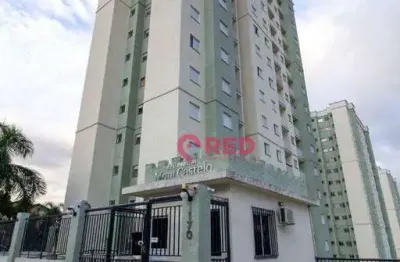 Apartamento com 2 dormitórios, 46 m² - venda por r$ 280.000,00 ou aluguel por r$ 2.022,00/ano - residencial mont castelo - sorocaba/sp