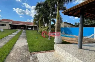 Chácara com 3 dormitórios à venda, 1200 m² por r$ 850.000,00 - jardim salete - araçoiaba da serra/sp