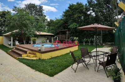Chácara com 4 dormitórios à venda, 800 m² por r$ 795.000,00 - condomínio aquarius - araçoiaba da serra/sp