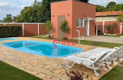 Chácara com 3 quartos à venda, 1000 m² por r$ 700.000 - campo do meio - araçoiaba da serra/sp