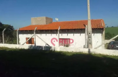 Chácara com 2 dormitórios à venda, 1200 m² por r$ 215.000,00 - camapuã - araçoiaba da serra/sp