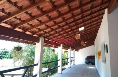 Chácara com 2 dormitórios à venda, 1600 m² por r$ 900.000,00 - condomínio aquarius - araçoiaba da serra/sp