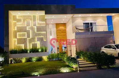 Sobrado com 5 quartos à venda, 780 m² por r$ 12.500.000 - residencial fazenda alvorada - porto feliz/sp
