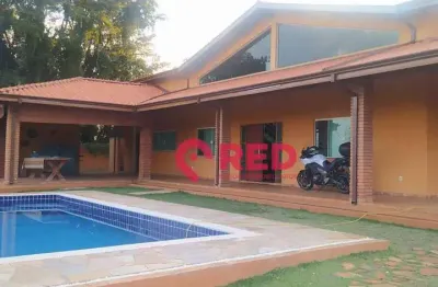 Chácara com 4 dormitórios à venda, 900 m² por r$ 800.000,00 - condominio ninho verde - porangaba/sp