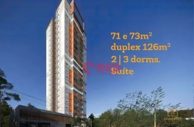Apartamento com 2 dormitórios à venda, 73 m² por r$ 632.560,00 - edifício concetto campolim - sorocaba/sp