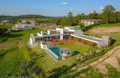 Casa com 5 dormitórios à venda, 1000 m² por r$ 19.700.000,00 - condomínio terras de são josé ii - itu/sp