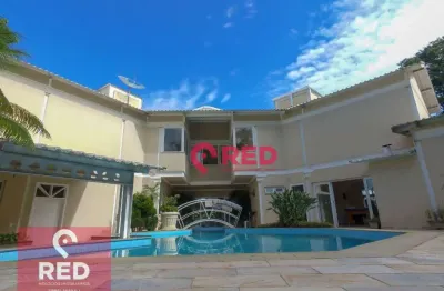 Sobrado com 5 quartos à venda, 550 m² por r$ 3.200.000 - condomínio lago azul - araçoiaba da serra/sp