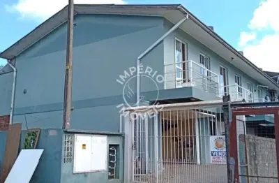 Sobrado duplex com entrada coletiva - 02 dormitórios - charqueadas.