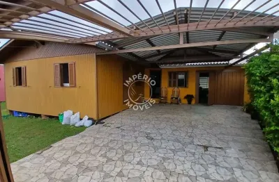 Casa - 03 dormitórios , 01 suíte , garagem coberta 02 carros , amplo pátio - charqueadas.