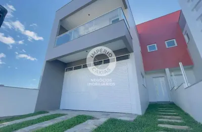 Belo sobrado - 03 dormitórios, 01 sendo suíte - localizado no Bairro São Luiz, Loteamento Piazza Del Sole.