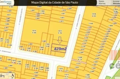 Terreno com 423m² e duas casas próximo ao parque aclimação  (zona mista-zm)