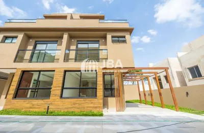 Casa em condomínio fechado com 3 quartos à venda na rua antônio muzzillo, 111, tingui, curitiba, 104 m2 por r$ 775.000