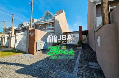 Casa em condomínio fechado com 3 quartos à venda na rua frederico leitner, 258, atuba, curitiba, 168 m2 por r$ 773.000