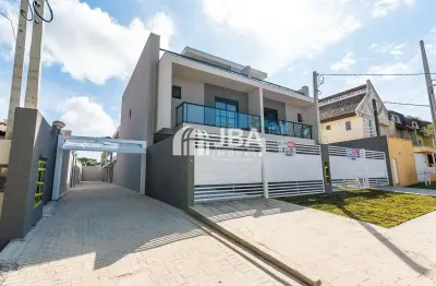 Casa em condomínio fechado com 3 quartos à venda na rua venezuela, 469, bacacheri, curitiba, 162 m2 por r$ 1.060.000