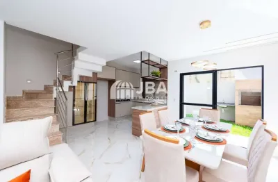 Casa em condomínio fechado com 3 quartos à venda na rua osmário machado, 345, xaxim, curitiba, 93 m2 por r$ 629.000