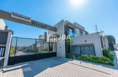 Casa em condomínio fechado com 3 quartos à venda na rua doutor danilo gomes, 1656, boqueirão, curitiba, 92 m2 por r$ 720.000