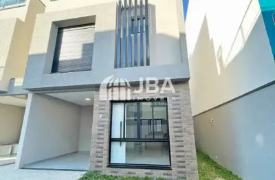 Casa em condomínio fechado com 3 quartos à venda na rua josé wosch sobrinho, 42, tingui, curitiba, 133 m2 por r$ 990.000