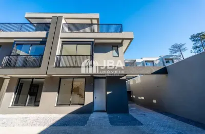 Casa em condomínio fechado com 3 quartos à venda na rua ângelo cúnico, 995, abranches, curitiba, 126 m2 por r$ 705.000