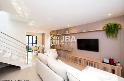 Casa em condomínio fechado com 3 quartos à venda na rua júlio wischral, 753, uberaba, curitiba, 91 m2 por r$ 733.319