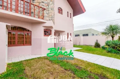 Casa com 4 quartos à venda na rua santa alves petra, 367, emiliano perneta, pinhais, 426 m2 por r$ 1.062.000