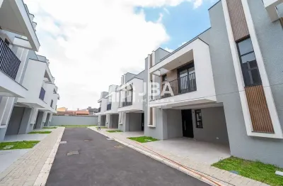 Casa em condomínio fechado com 3 quartos à venda na avenida florianópolis, 248, cajuru, curitiba, 113 m2 por r$ 750.954