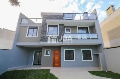 Casa em condomínio fechado com 3 quartos à venda na rua tenente-brigadeiro francisco de assis corrêa de mello, 146, jardim das américas, curitiba, 142 m2 por r$ 1.075.000