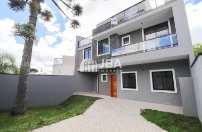Casa em condomínio fechado com 3 quartos à venda na rua tenente-brigadeiro francisco de assis corrêa de mello, 146, jardim das américas, curitiba, 142 m2 por r$ 1.075.000