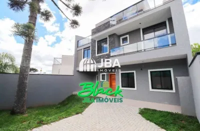 Casa em condomínio fechado com 3 quartos à venda na rua tenente-brigadeiro francisco de assis corrêa de mello, 146, jardim das américas, curitiba, 142 m2 por r$ 1.043.000