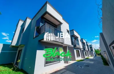 Casa em condomínio fechado com 3 quartos à venda na rua raggi izar, 2023, boqueirão, curitiba, 112 m2 por r$ 739.000