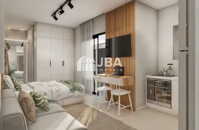 Kitnet / stúdio à venda na rua desembargador james portugal, 420, santa cândida, curitiba, 30 m2 por r$ 236.900
